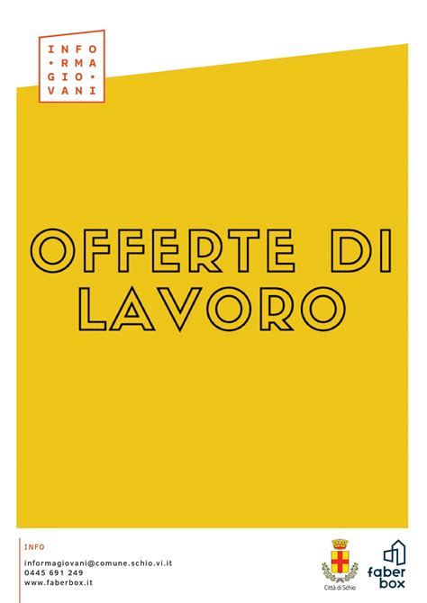 Offerte di lavoro 